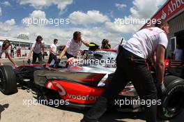 04.07.2008 Silverstone, England,  Heikki Kovalainen (FIN), McLaren Mercedes - Formula 1 World Championship, Rd 9, British Grand Prix, Friday Practice