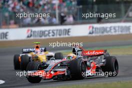 04.07.2008 Silverstone, England,  Lewis Hamilton (GBR), McLaren Mercedes, MP4-23 - Formula 1 World Championship, Rd 9, British Grand Prix, Friday Practice