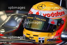 04.07.2008 Silverstone, England,  Lewis Hamilton (GBR), McLaren Mercedes - Formula 1 World Championship, Rd 9, British Grand Prix, Friday Practice
