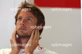 04.07.2008 Silverstone, England,  Jenson Button (GBR), Honda Racing F1 Team - Formula 1 World Championship, Rd 9, British Grand Prix, Friday Practice