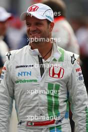 04.07.2008 Silverstone, England,  Rubens Barrichello (BRA), Honda Racing F1 Team - Formula 1 World Championship, Rd 9, British Grand Prix, Friday
