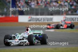 04.07.2008 Silverstone, England,  Jenson Button (GBR), Honda Racing F1 Team, RA108 - Formula 1 World Championship, Rd 9, British Grand Prix, Friday Practice
