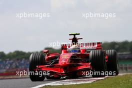 04.07.2008 Silverstone, England,  Felipe Massa (BRA), Scuderia Ferrari  - Formula 1 World Championship, Rd 9, British Grand Prix, Friday Practice