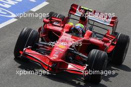 04.07.2008 Silverstone, England,  Felipe Massa (BRA), Scuderia Ferrari, F2008 - Formula 1 World Championship, Rd 9, British Grand Prix, Friday Practice
