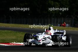 04.07.2008 Silverstone, England,  Robert Kubica (POL), BMW Sauber F1 Team, F1.08 - Formula 1 World Championship, Rd 9, British Grand Prix, Friday Practice