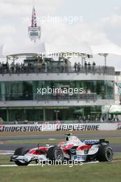 04.07.2008 Silverstone, England,  Timo Glock (GER), Toyota F1 Team, TF108 - Formula 1 World Championship, Rd 9, British Grand Prix, Friday Practice