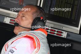 04.07.2008 Silverstone, England,  Ron Dennis (GBR), McLaren, Team Principal, Chairman - Formula 1 World Championship, Rd 9, British Grand Prix, Friday Practice