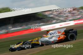 04.07.2008 Silverstone, England,  Nelson Piquet Jr (BRA), Renault F1 Team, R28 - Formula 1 World Championship, Rd 9, British Grand Prix, Friday Practice