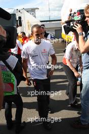 04.07.2008 Silverstone, England,  Lewis Hamilton (GBR), McLaren Mercedes - Formula 1 World Championship, Rd 9, British Grand Prix, Friday