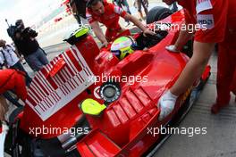 04.07.2008 Silverstone, England,  Felipe Massa (BRA), Scuderia Ferrari - Formula 1 World Championship, Rd 9, British Grand Prix, Friday Practice