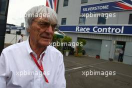 04.07.2008 Silverstone, England,  Bernie Ecclestone (GBR), President and CEO of Formula One Management - Formula 1 World Championship, Rd 9, British Grand Prix, Friday