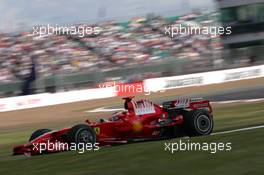 04.07.2008 Silverstone, England,  Kimi Raikkonen (FIN), Räikkönen, Scuderia Ferrari, F2008 - Formula 1 World Championship, Rd 9, British Grand Prix, Friday Practice