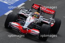 04.07.2008 Silverstone, England,  Lewis Hamilton (GBR), McLaren Mercedes, MP4-23 - Formula 1 World Championship, Rd 9, British Grand Prix, Friday Practice