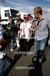 04.07.2008 Silverstone, England,  Heikki Kovalainen (FIN), McLaren Mercedes  - Formula 1 World Championship, Rd 9, British Grand Prix, Friday Practice