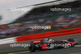 04.07.2008 Silverstone, England,  Lewis Hamilton (GBR), McLaren Mercedes, MP4-23 - Formula 1 World Championship, Rd 9, British Grand Prix, Friday Practice