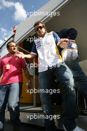 04.07.2008 Silverstone, England,  Fernando Alonso (ESP), Renault F1 Team  - Formula 1 World Championship, Rd 9, British Grand Prix, Friday