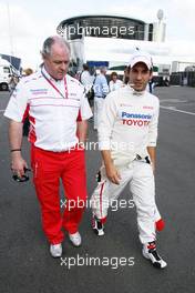 04.07.2008 Silverstone, England,  Timo Glock (GER), Toyota F1 Team  - Formula 1 World Championship, Rd 9, British Grand Prix, Friday