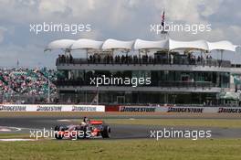 04.07.2008 Silverstone, England,  Lewis Hamilton (GBR), McLaren Mercedes, MP4-23 - Formula 1 World Championship, Rd 9, British Grand Prix, Friday Practice