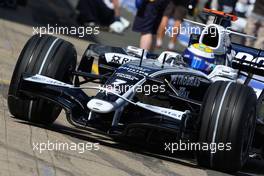 04.07.2008 Silverstone, England,  Nico Rosberg (GER), WilliamsF1 Team, FW30 - Formula 1 World Championship, Rd 9, British Grand Prix, Friday Practice