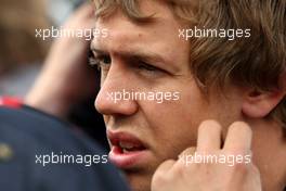 06.07.2008 Silverstone, England,  Sebastian Vettel (GER), Scuderia Toro Rosso  - Formula 1 World Championship, Rd 9, British Grand Prix, Sunday Pre-Race Grid