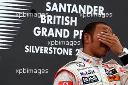 06.07.2008 Silverstone, England,  Lewis Hamilton (GBR), McLaren Mercedes wins - Formula 1 World Championship, Rd 9, British Grand Prix, Sunday Podium