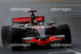 06.07.2008 Silverstone, England,  Winner, 1st, Lewis Hamilton (GBR), McLaren Mercedes, MP4-23 - Formula 1 World Championship, Rd 9, British Grand Prix, Sunday Podium