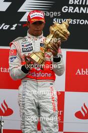 06.07.2008 Silverstone, England,  1st place Lewis Hamilton (GBR), McLaren Mercedes - Formula 1 World Championship, Rd 9, British Grand Prix, Sunday Podium