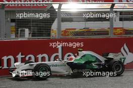 06.07.2008 Silverstone, England,  3rd, Rubens Barrichello (BRA), Honda Racing F1 Team, RA108 - Formula 1 World Championship, Rd 9, British Grand Prix, Sunday Podium