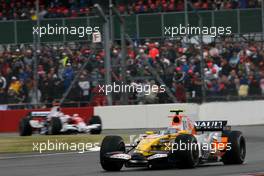 06.07.2008 Silverstone, England,  Nelson Piquet Jr (BRA), Renault F1 Team  - Formula 1 World Championship, Rd 9, British Grand Prix, Sunday Race