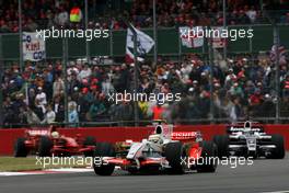 06.07.2008 Silverstone, England,  Giancarlo Fisichella (ITA), Force India F1 Team  - Formula 1 World Championship, Rd 9, British Grand Prix, Sunday Race