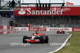 06.07.2008 Silverstone, England,  Lewis Hamilton (GBR), McLaren Mercedes  - Formula 1 World Championship, Rd 9, British Grand Prix, Sunday Race