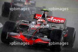 06.07.2008 Silverstone, England,  Heikki Kovalainen (FIN), McLaren Mercedes - Formula 1 World Championship, Rd 9, British Grand Prix, Sunday Race