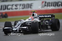 06.07.2008 Silverstone, England,  Kazuki Nakajima (JPN), Williams F1 Team, FW30 - Formula 1 World Championship, Rd 9, British Grand Prix, Sunday Race