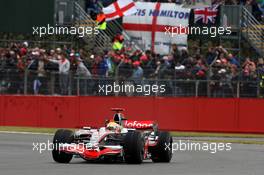 06.07.2008 Silverstone, England,  Lewis Hamilton (GBR), McLaren Mercedes - Formula 1 World Championship, Rd 9, British Grand Prix, Sunday Race