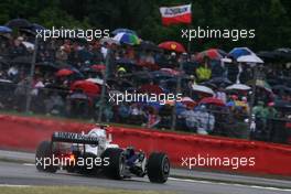 06.07.2008 Silverstone, England,  Robert Kubica (POL), BMW Sauber F1 Team  - Formula 1 World Championship, Rd 9, British Grand Prix, Sunday Race