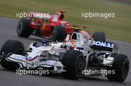 06.07.2008 Silverstone, England,  Robert Kubica (POL), BMW Sauber F1 Team, F1.08 - Formula 1 World Championship, Rd 9, British Grand Prix, Sunday Race