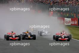 06.07.2008 Silverstone, England,  Start of the race - Formula 1 World Championship, Rd 9, British Grand Prix, Sunday Race