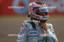 06.07.2008 Silverstone, England,  Jenson Button (GBR), Honda Racing F1 Team, RA108 in the gravel  - Formula 1 World Championship, Rd 9, British Grand Prix, Sunday Race