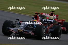 06.07.2008 Silverstone, England,  Sebastian Bourdais (FRA), Scuderia Toro Rosso, STR02 - Formula 1 World Championship, Rd 9, British Grand Prix, Sunday Race