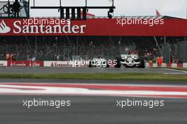 06.07.2008 Silverstone, England,  Jenson Button (GBR), Honda Racing F1 Team  - Formula 1 World Championship, Rd 9, British Grand Prix, Sunday Race