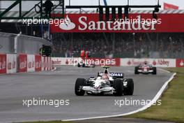 06.07.2008 Silverstone, England,  Robert Kubica (POL), BMW Sauber F1 Team  - Formula 1 World Championship, Rd 9, British Grand Prix, Sunday Race