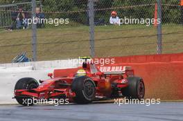 06.07.2008 Silverstone, England,  Felipe Massa (BRA), Scuderia Ferrari, F2008, spin - Formula 1 World Championship, Rd 9, British Grand Prix, Sunday Race
