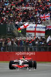 06.07.2008 Silverstone, England,  Lewis Hamilton (GBR), McLaren Mercedes - Formula 1 World Championship, Rd 9, British Grand Prix, Sunday Race