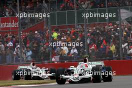 06.07.2008 Silverstone, England,  Rubens Barrichello (BRA), Honda Racing F1 Team  - Formula 1 World Championship, Rd 9, British Grand Prix, Sunday Race
