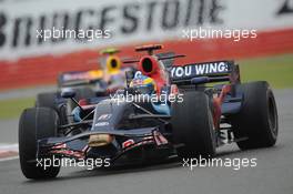 06.07.2008 Silverstone, England,  Sebastian Bourdais (FRA), Scuderia Toro Rosso, STR03 - Formula 1 World Championship, Rd 9, British Grand Prix, Sunday Race