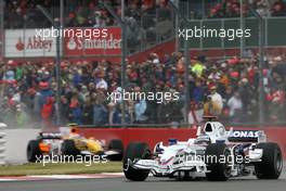 06.07.2008 Silverstone, England,  Nick Heidfeld (GER), BMW Sauber F1 Team  - Formula 1 World Championship, Rd 9, British Grand Prix, Sunday Race