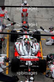 05.07.2008 Silverstone, England,  Heikki Kovalainen (FIN), McLaren Mercedes, MP4-23 - Formula 1 World Championship, Rd 9, British Grand Prix, Saturday Qualifying