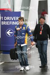05.07.2008 Silverstone, England,  Fernando Alonso (ESP), Renault F1 Team  - Formula 1 World Championship, Rd 9, British Grand Prix, Saturday