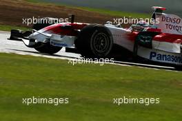 05.07.2008 Silverstone, England,  Jarno Trulli (ITA), Toyota Racing, TF108 - Formula 1 World Championship, Rd 9, British Grand Prix, Saturday Practice