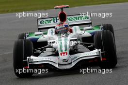 05.07.2008 Silverstone, England,  Jenson Button (GBR), Honda Racing F1 Team, RA108 - Formula 1 World Championship, Rd 9, British Grand Prix, Saturday Practice